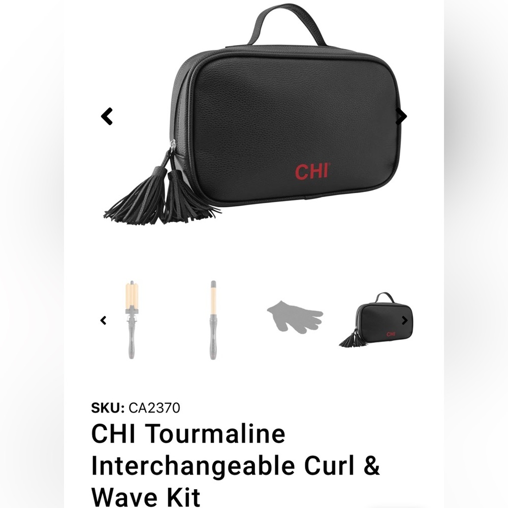CHI Tourmaline curl and wave set